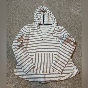Old Navy Striped Baja Hoodie Lightweight Beach Hoodie XS